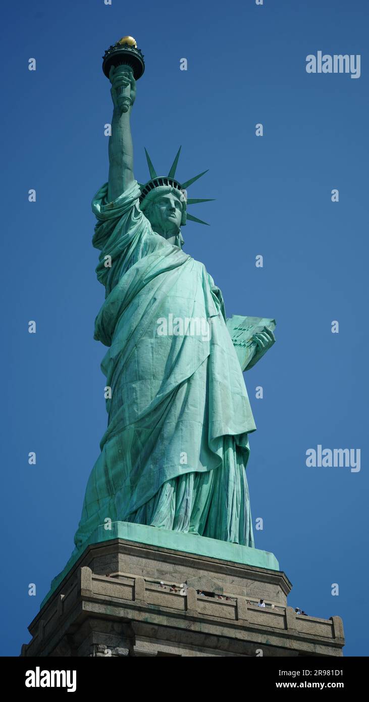 Statua della Libertà Foto Stock