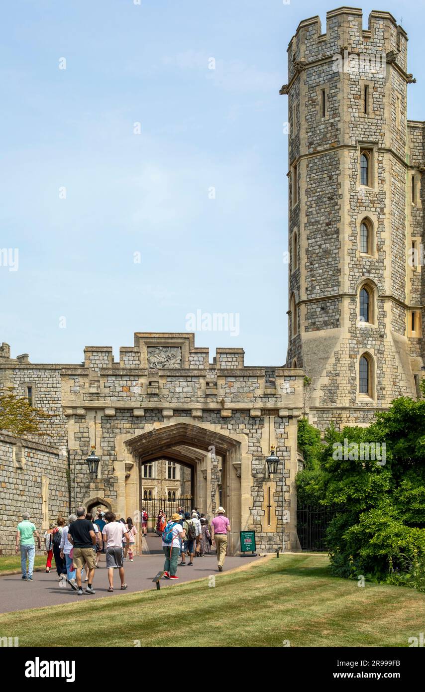 Il Castello di Windsor Berkshire Foto Stock