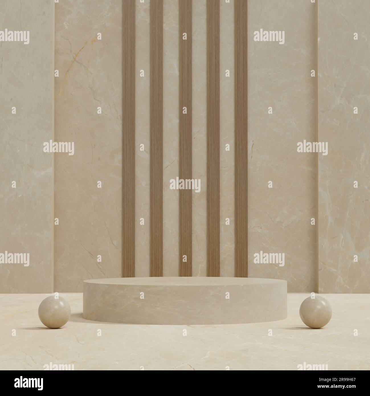 esposizione podio minima per presentazione stand prodotti di sfondo cosmetico. scena concept vetrina per nuovo prodotto, vendita promozione, banner. 3D il Foto Stock