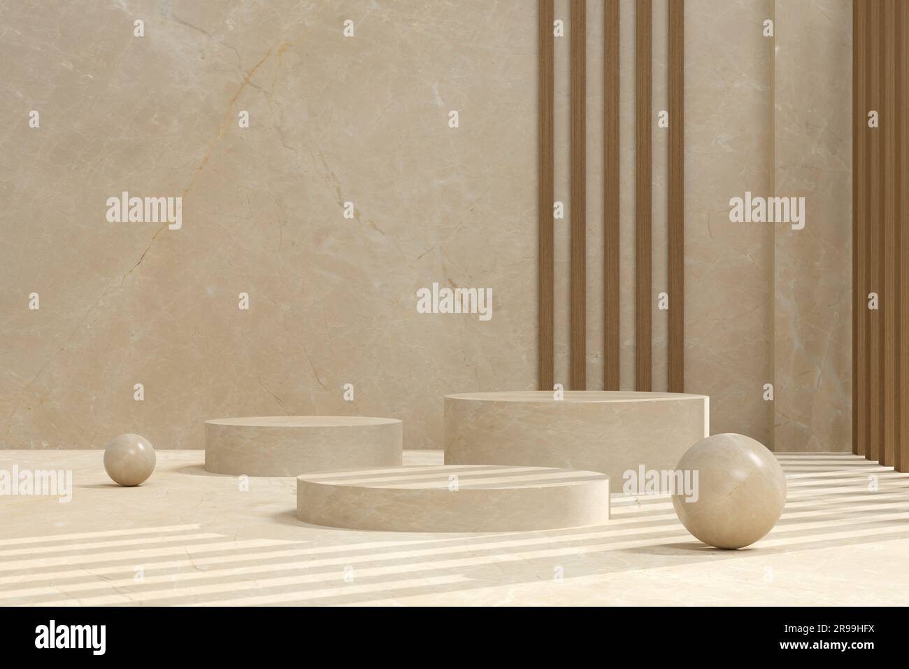 esposizione podio minima per presentazione stand prodotti di sfondo cosmetico. scena concept vetrina per nuovo prodotto, vendita promozione, banner. 3D il Foto Stock