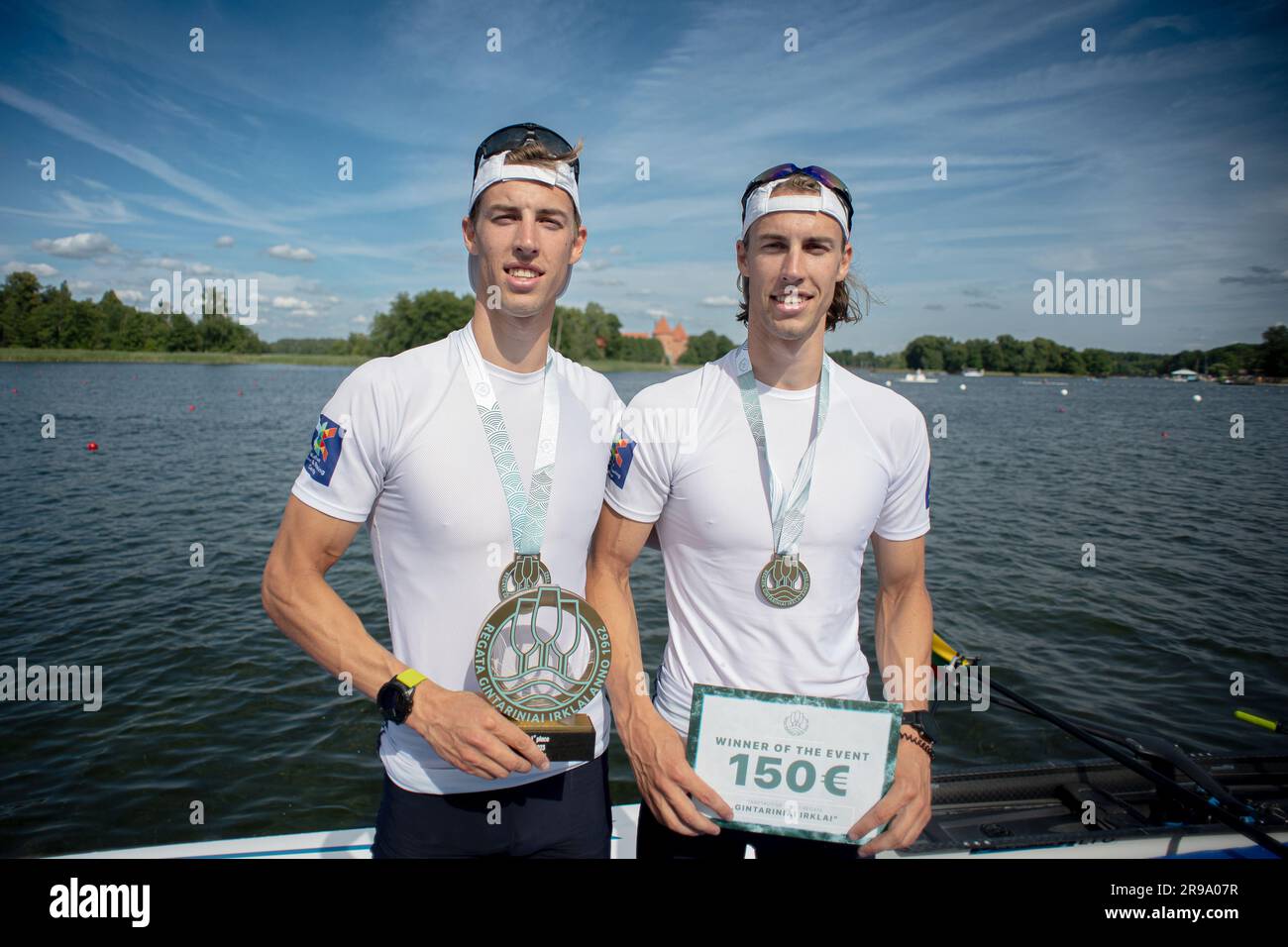 2023-06-24. La 61a Regata Internazionale 'Amber Oars'. Trakai, Lituania. Foto Stock