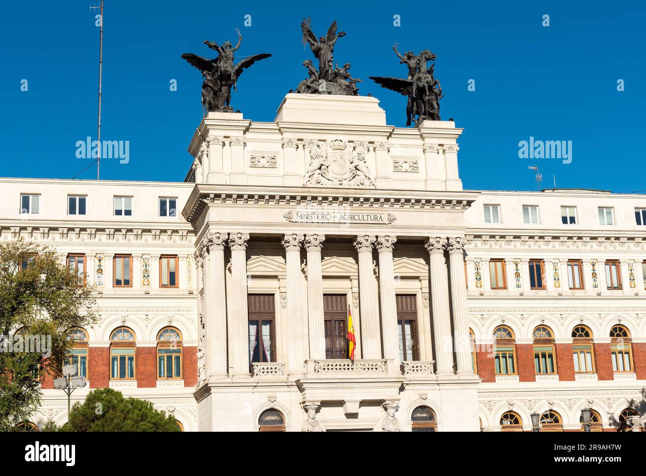 Il Ministero dell'Agricoltura presso il Palacio de Fomento di Madrid, Spagna Foto Stock