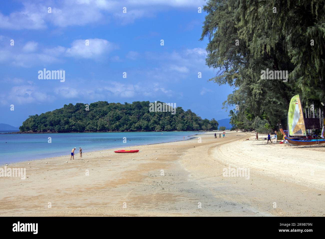 Klong Muang Beach Krabi Thailandia 2 Foto Stock