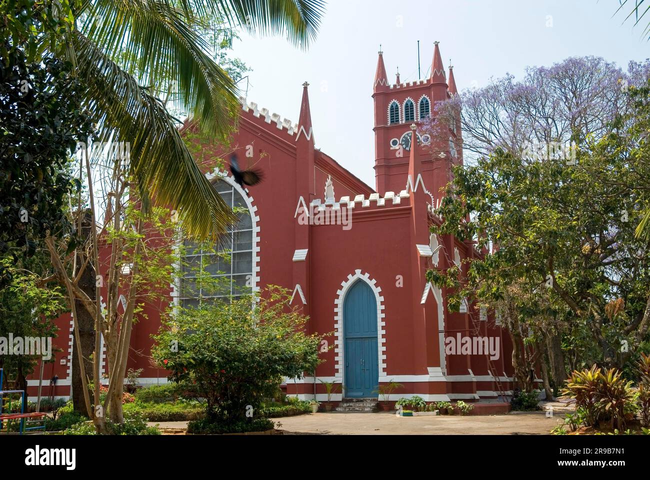 St Andrew's Church, l'unica chiesa scozzese costruita nel 1866 a Bengaluru Bangalore, Karnataka, India meridionale, India, Asia Foto Stock