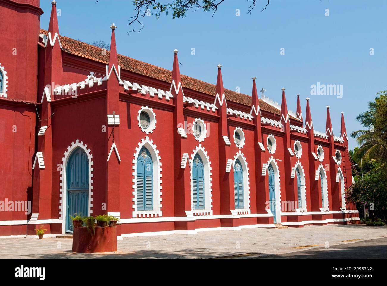 St Andrew's Church, l'unica chiesa scozzese costruita nel 1866 a Bengaluru Bangalore, Karnataka, India meridionale, India, Asia Foto Stock
