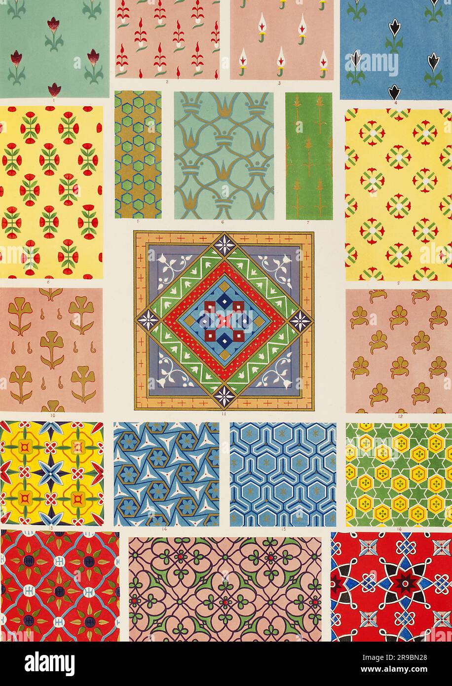 Modello ornamentale Owen Jones Foto Stock