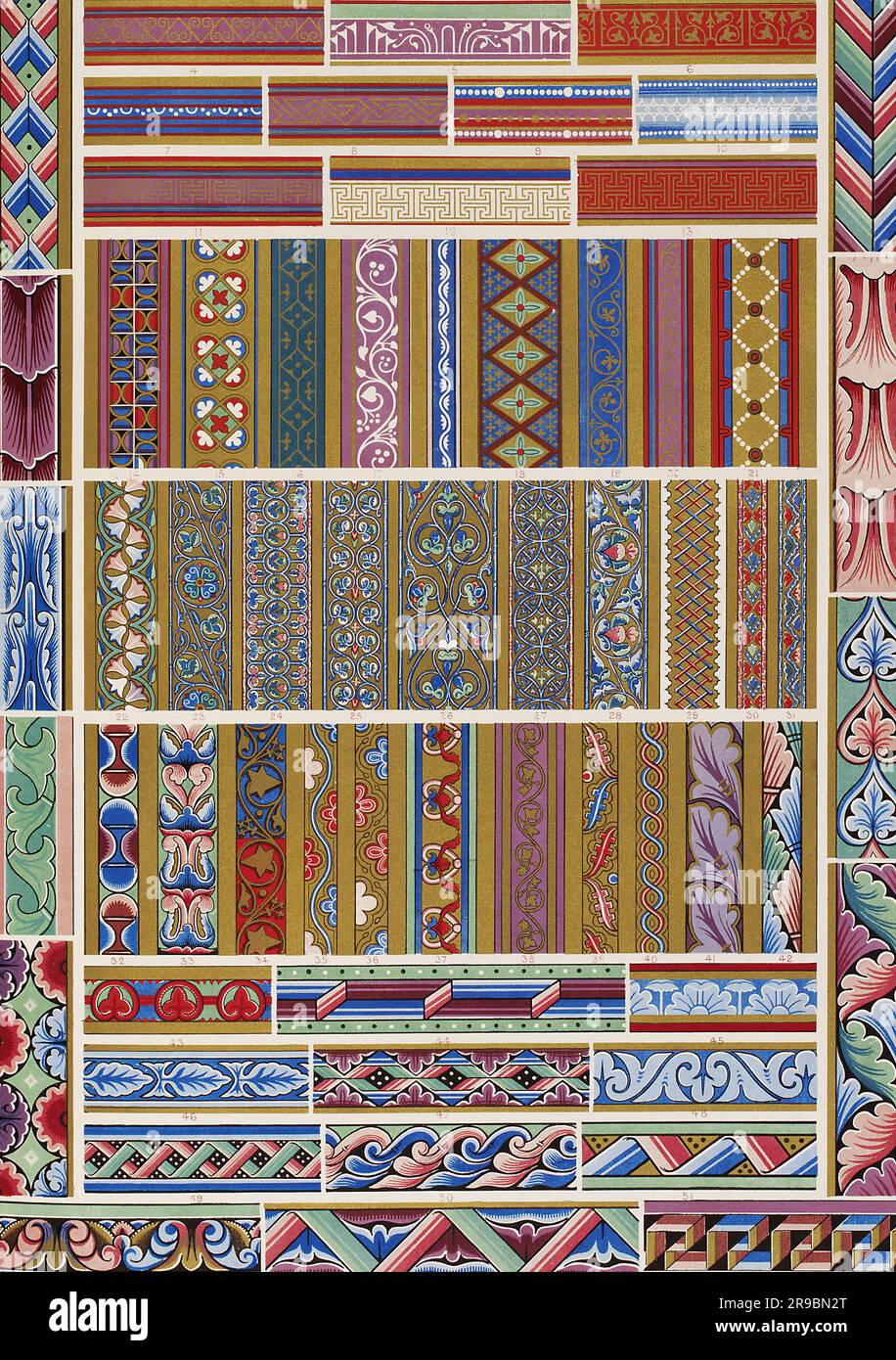 Modello ornamentale Owen Jones Foto Stock