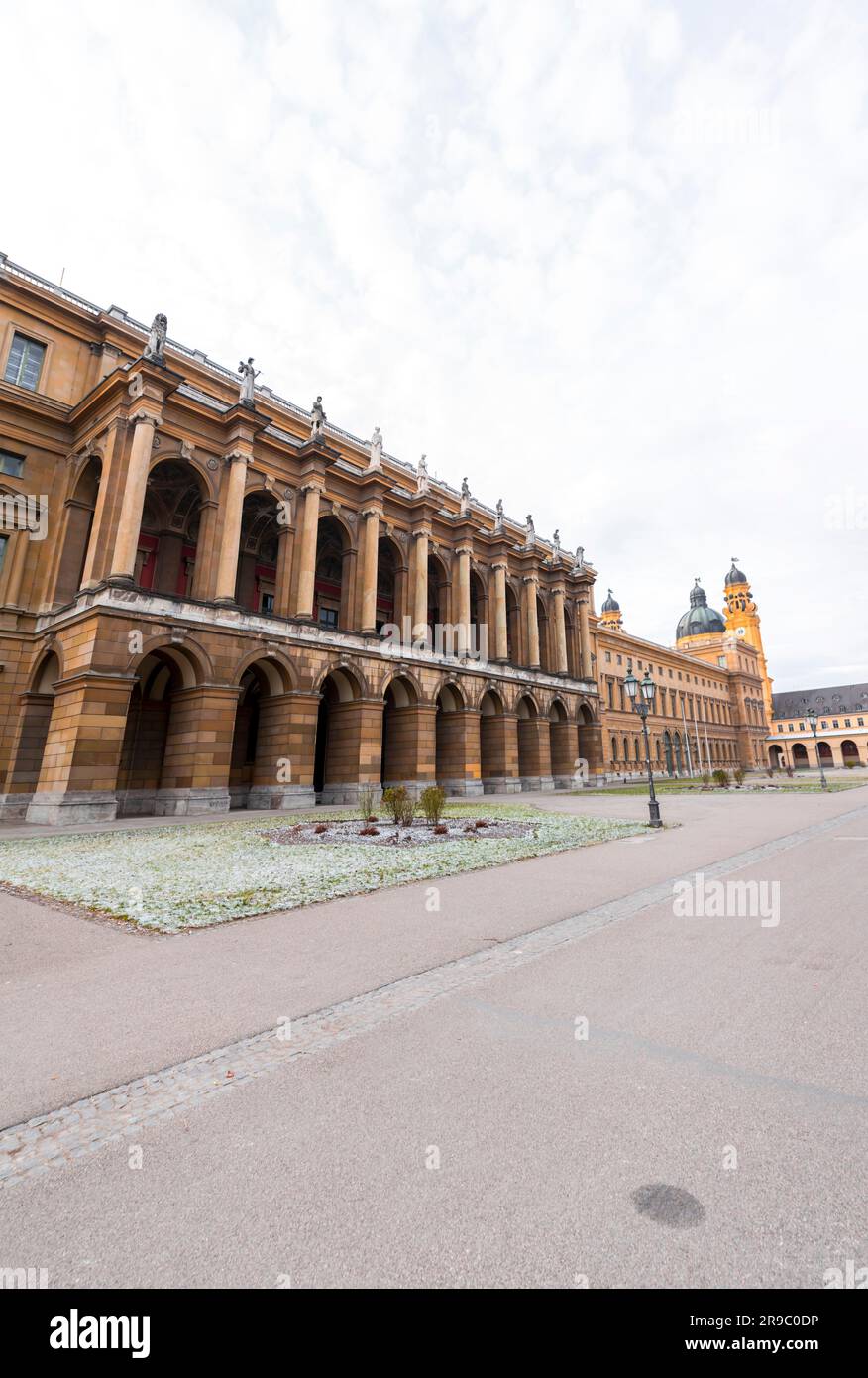 La Residenz nel centro di Monaco è l'ex palazzo reale dei re Wittelsbach di Baviera. Il più grande palazzo cittadino della Germania. Foto Stock