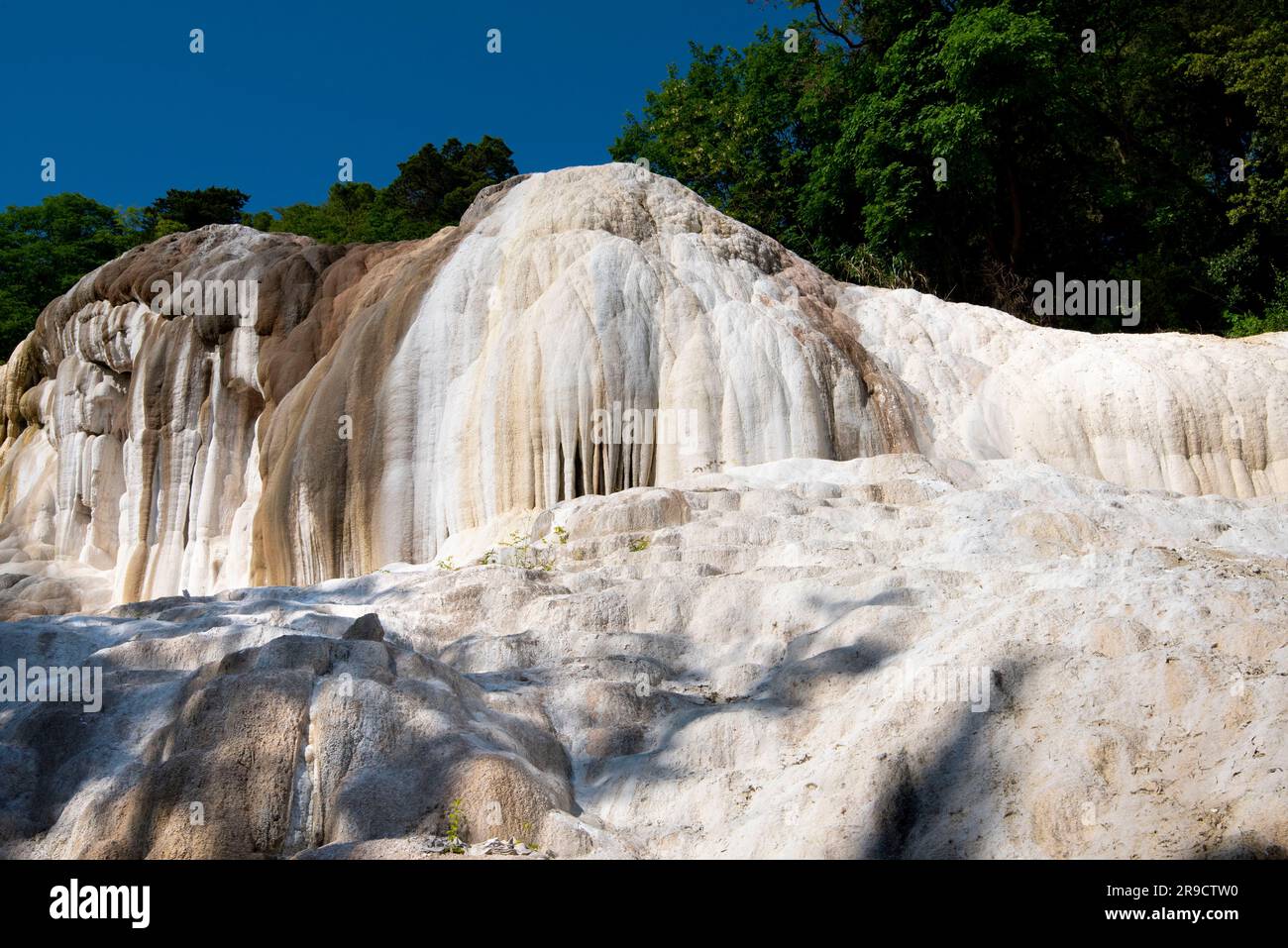 Terme della cascata di San Filippo - Italia Foto Stock