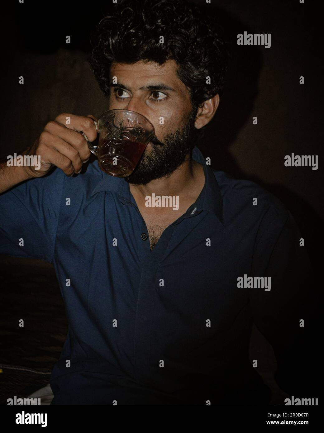 Ritratti di anziani e bambini di Baloch provenienti da diverse parti del Pakistan Foto Stock