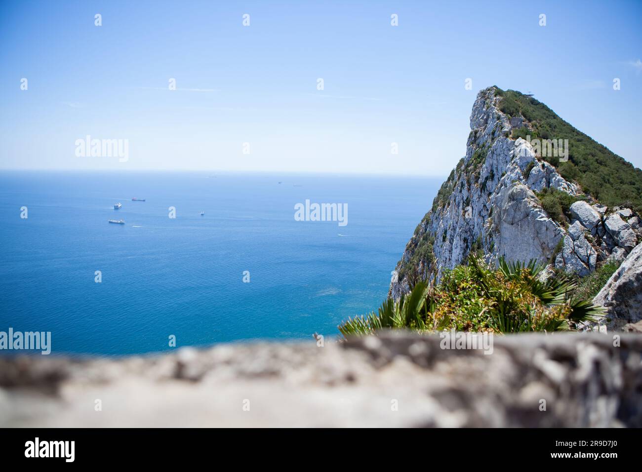 La Rocca di Gibilterra, Europa Foto Stock