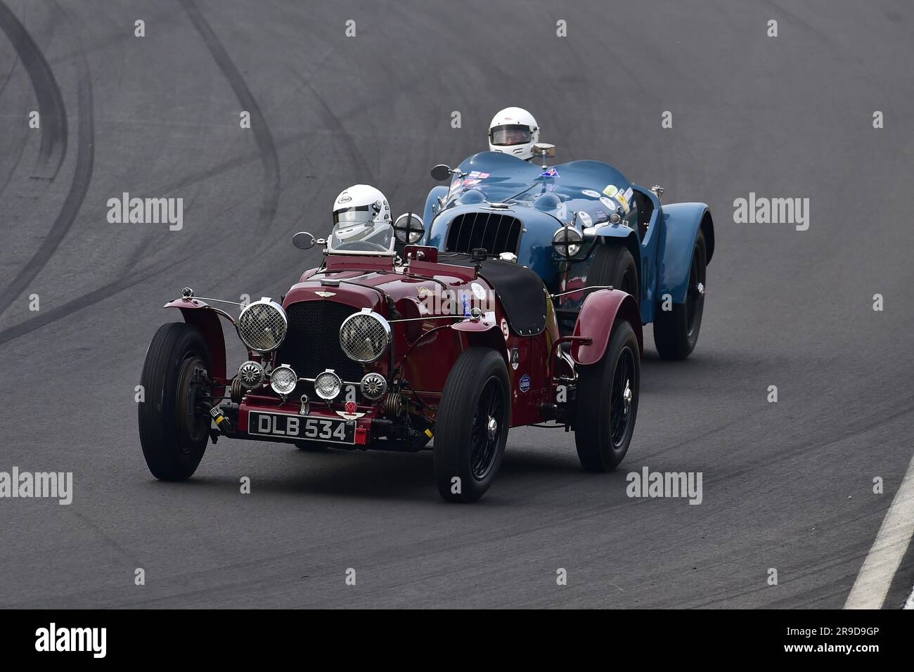 Robert Blakemore, Nigel Armstrong, Aston Martin Speed Model, Gareth Burnett, alta Sports, The 'Mad Jack' for Pre-War Sports Cars, quarantacinque minuti Foto Stock