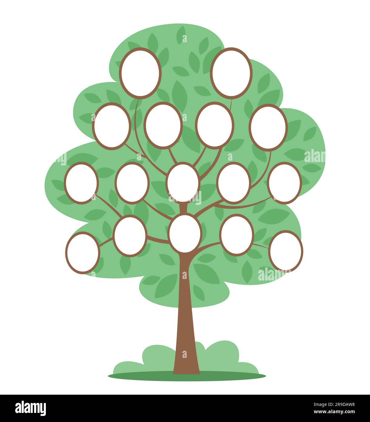 Decorazioni per feste di riunione dell'albero genealogico - Striscione per raduni di famiglia per forniture per feste per riunioni di famiglia all' aperto, al coperto, per la tavola