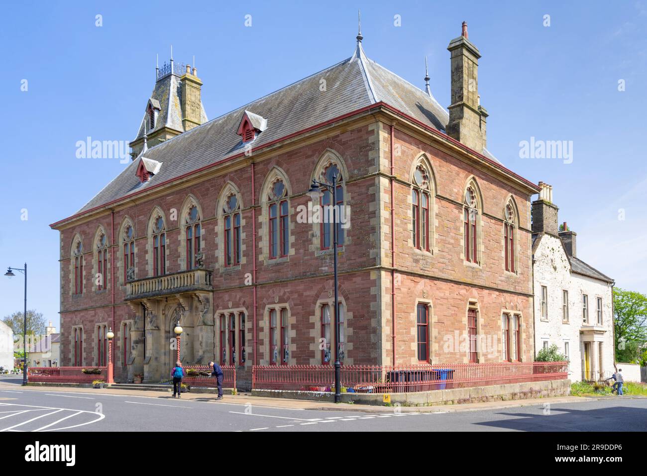 Wigtown County Buildings precedentemente sede del Wigtownshire County Council Town Hall Wigtown Wigtownshire Dumfries e Galloway Scotland UK GB Europe Foto Stock