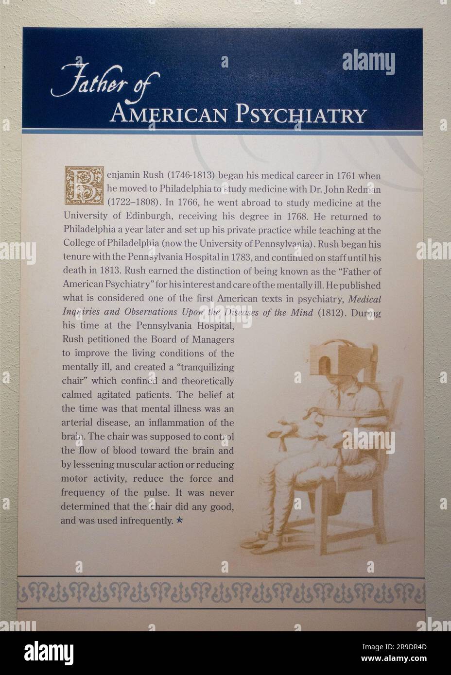 Edificio principale Pennsylvania Hospital presso il sistema sanitario della University of PA a Philadelphia Foto Stock