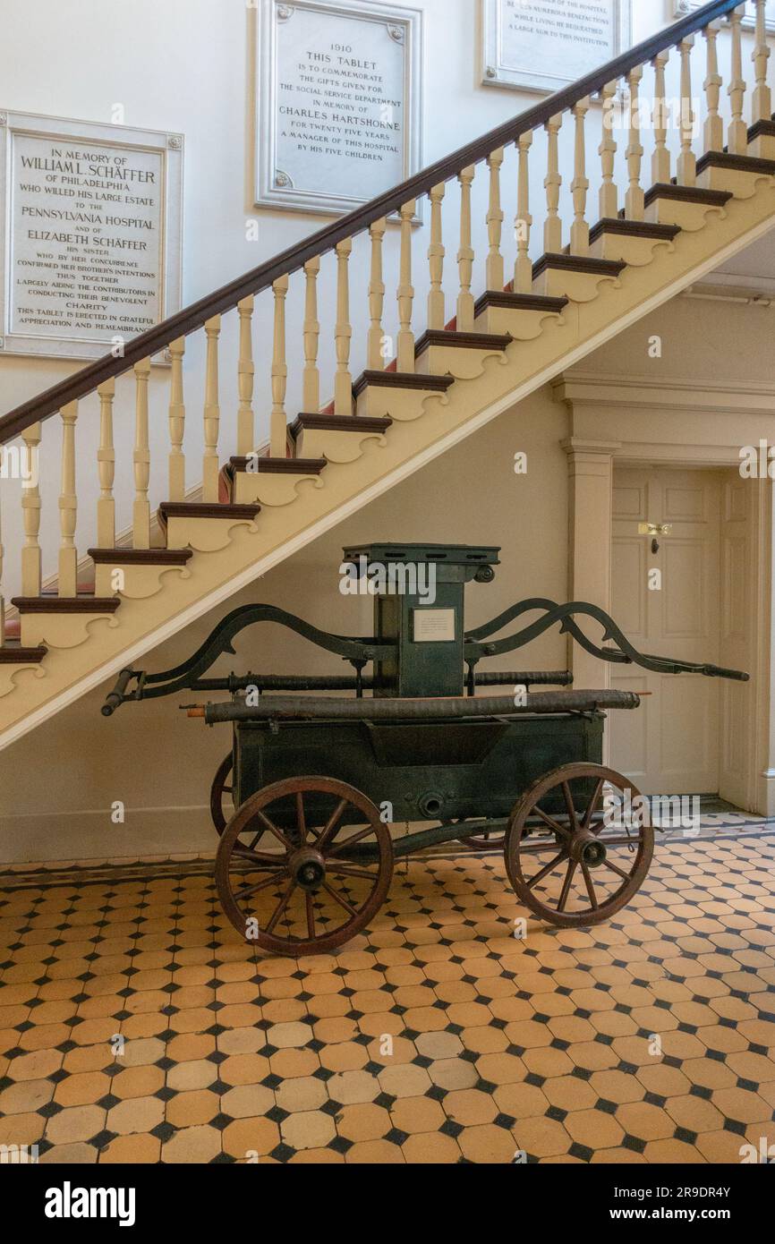 Edificio principale Pennsylvania Hospital presso il sistema sanitario della University of PA a Philadelphia Foto Stock
