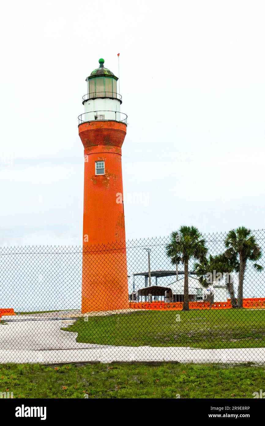 Faro sul fiume St Johns Jacksonville, Florida saint Foto Stock
