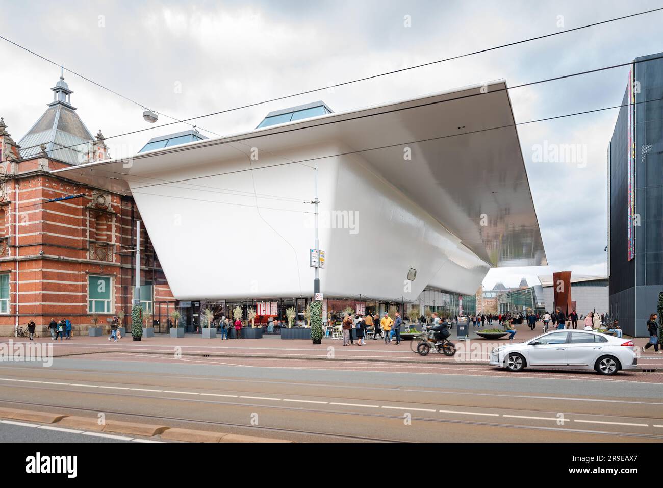 Amsterdam, Paesi Bassi - ampliamento del Museo Stedelijk di Benthem Crouwel Architects Foto Stock
