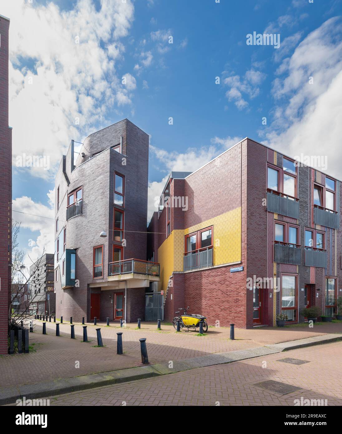 Amsterdam, Paesi Bassi - Borneo Insel Housing by EMBT Foto Stock