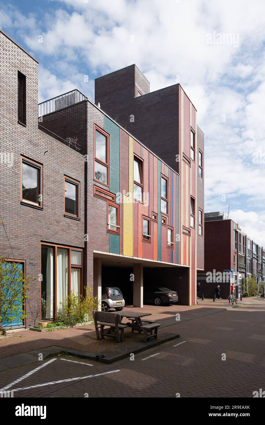 Amsterdam, Paesi Bassi - Borneo Insel Housing by EMBT Foto Stock