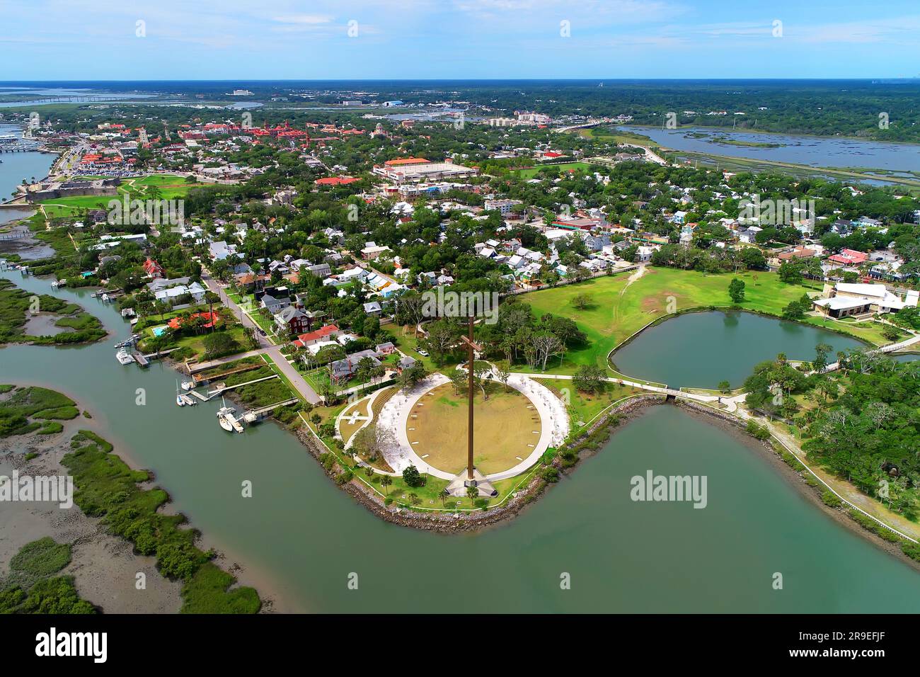Nombre de Dios nome missione di Dio missione a St Augustine, Florida, USA Foto Stock