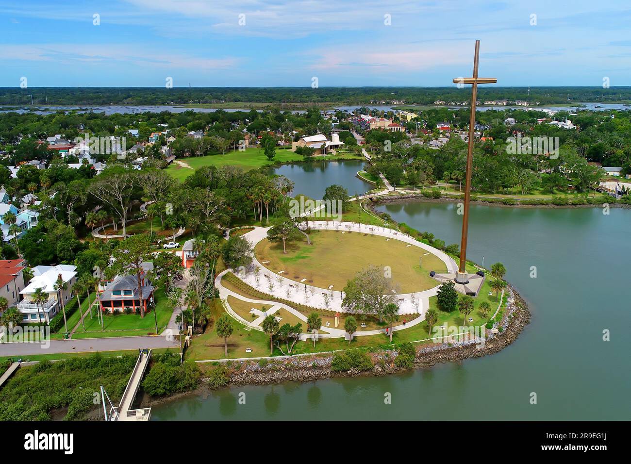 Nombre de Dios nome missione di Dio missione a St Augustine, Florida, USA Foto Stock