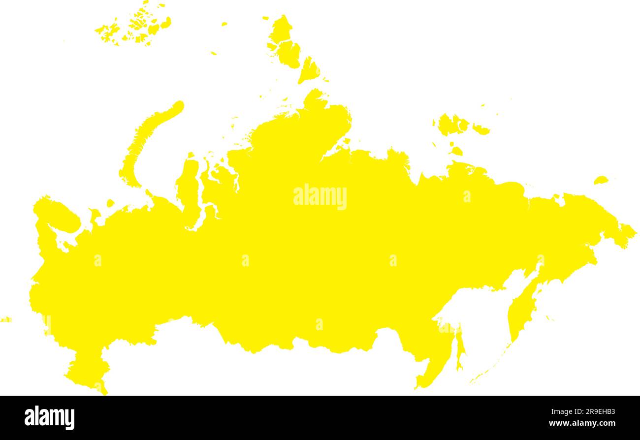 Mappa Fisica Russia Immagini Vettoriali Stock Alamy 