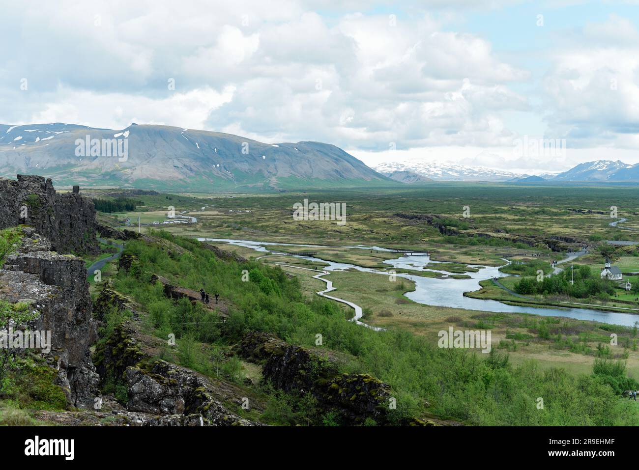 Thingvellir National Park in Islanda Foto Stock