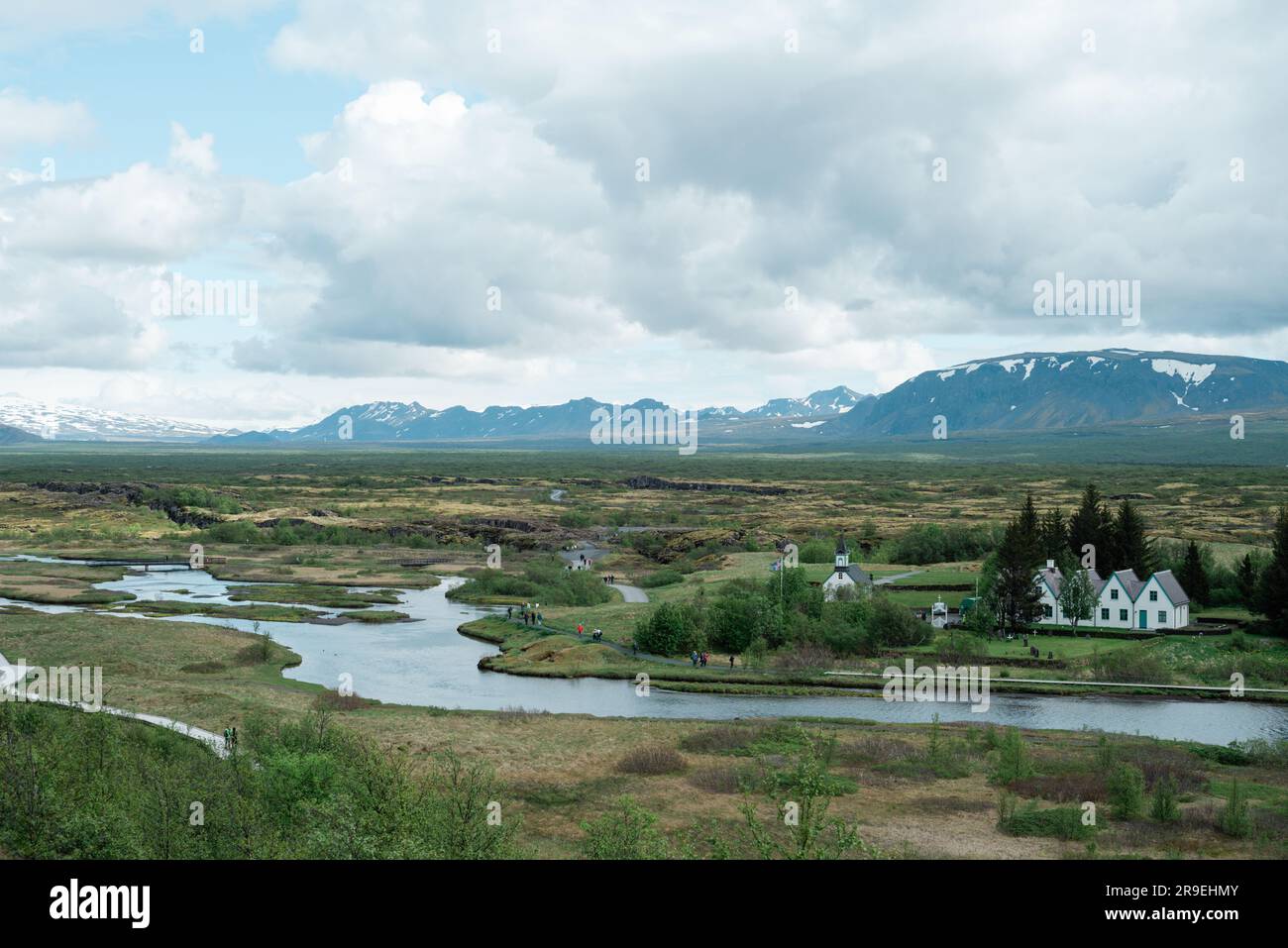 Thingvellir National Park in Islanda Foto Stock