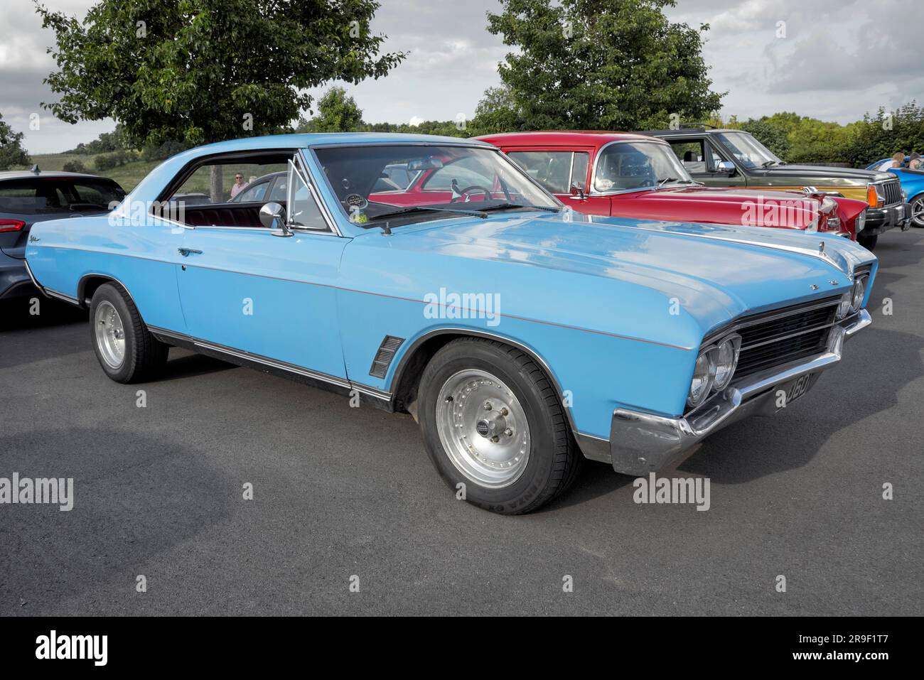 Buick Skylark 1966 Blue coupé Foto Stock