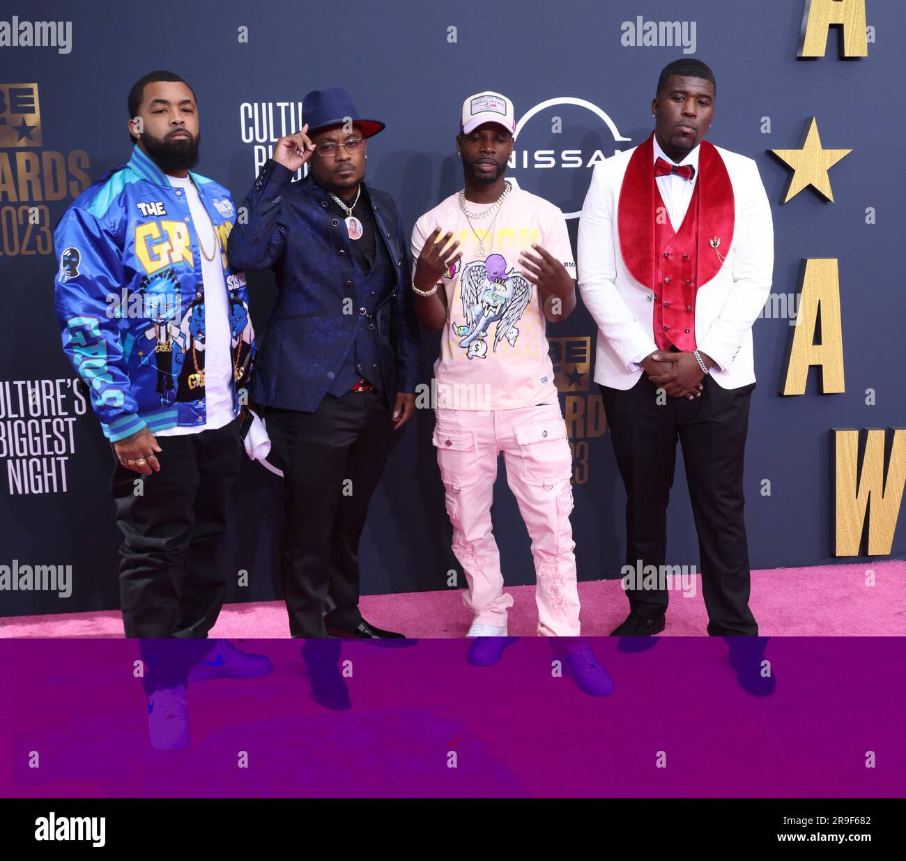 Los Angeles, California. 25/06/2023, GS Boyz ai BET Awards 2023 che si sono tenuti al Microsoft Theater domenica 25 giugno 2023, a Los Angeles, California. (Foto di crash/imageSPACE) credito: Imagespace/Alamy Live News Foto Stock