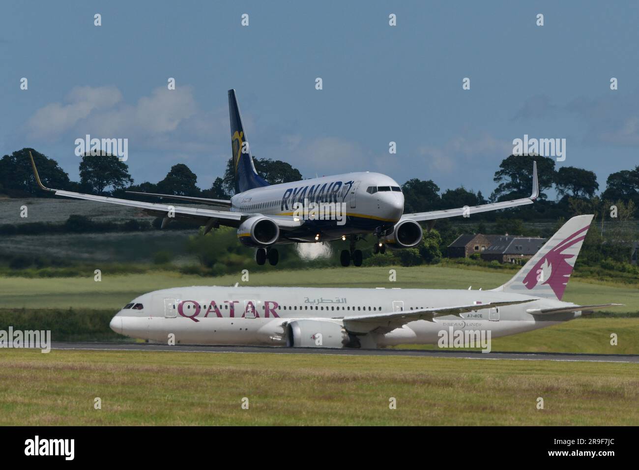 Edimburgo Scozia, Regno Unito 26 giugno 2023. Vista generale dell'aeroporto di Edimburgo. credit sst/alamy live news Foto Stock