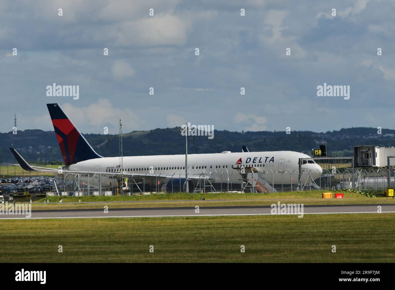 Edimburgo Scozia, Regno Unito 26 giugno 2023. Vista generale dell'aeroporto di Edimburgo. credit sst/alamy live news Foto Stock