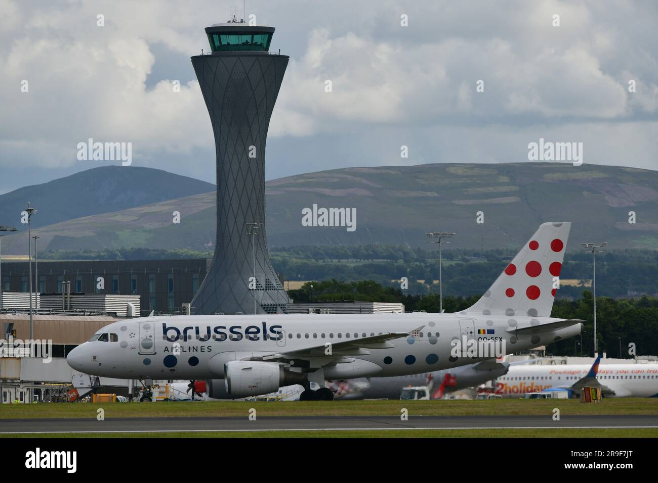 Edimburgo Scozia, Regno Unito 26 giugno 2023. Vista generale dell'aeroporto di Edimburgo. credit sst/alamy live news Foto Stock