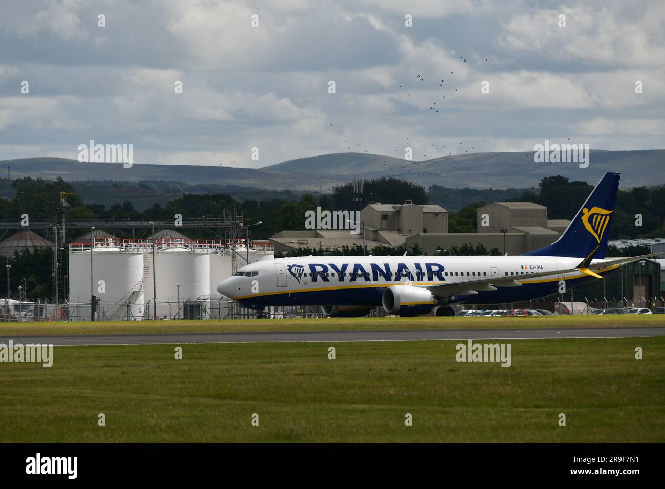 Edimburgo Scozia, Regno Unito 26 giugno 2023. Vista generale dell'aeroporto di Edimburgo. credit sst/alamy live news Foto Stock