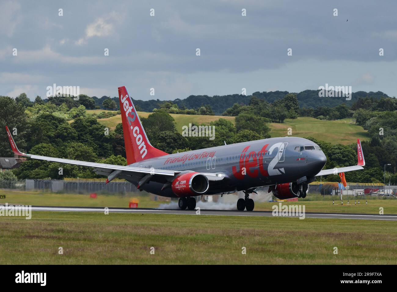 Edimburgo Scozia, Regno Unito 26 giugno 2023. Vista generale dell'aeroporto di Edimburgo. credit sst/alamy live news Foto Stock