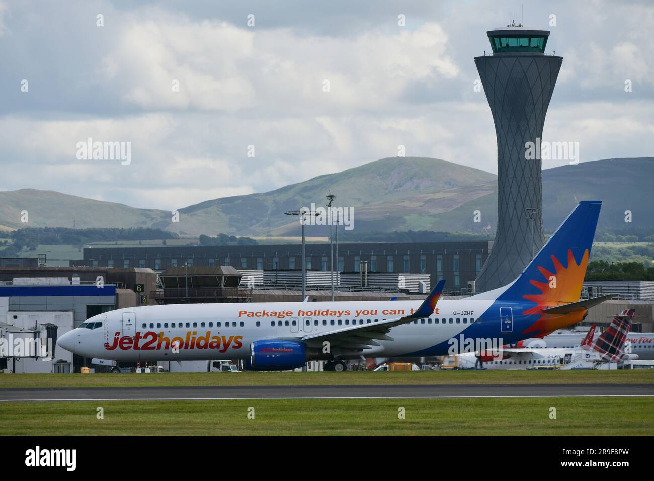 Edimburgo Scozia, Regno Unito 26 giugno 2023. Vista generale dell'aeroporto di Edimburgo. credit sst/alamy live news Foto Stock
