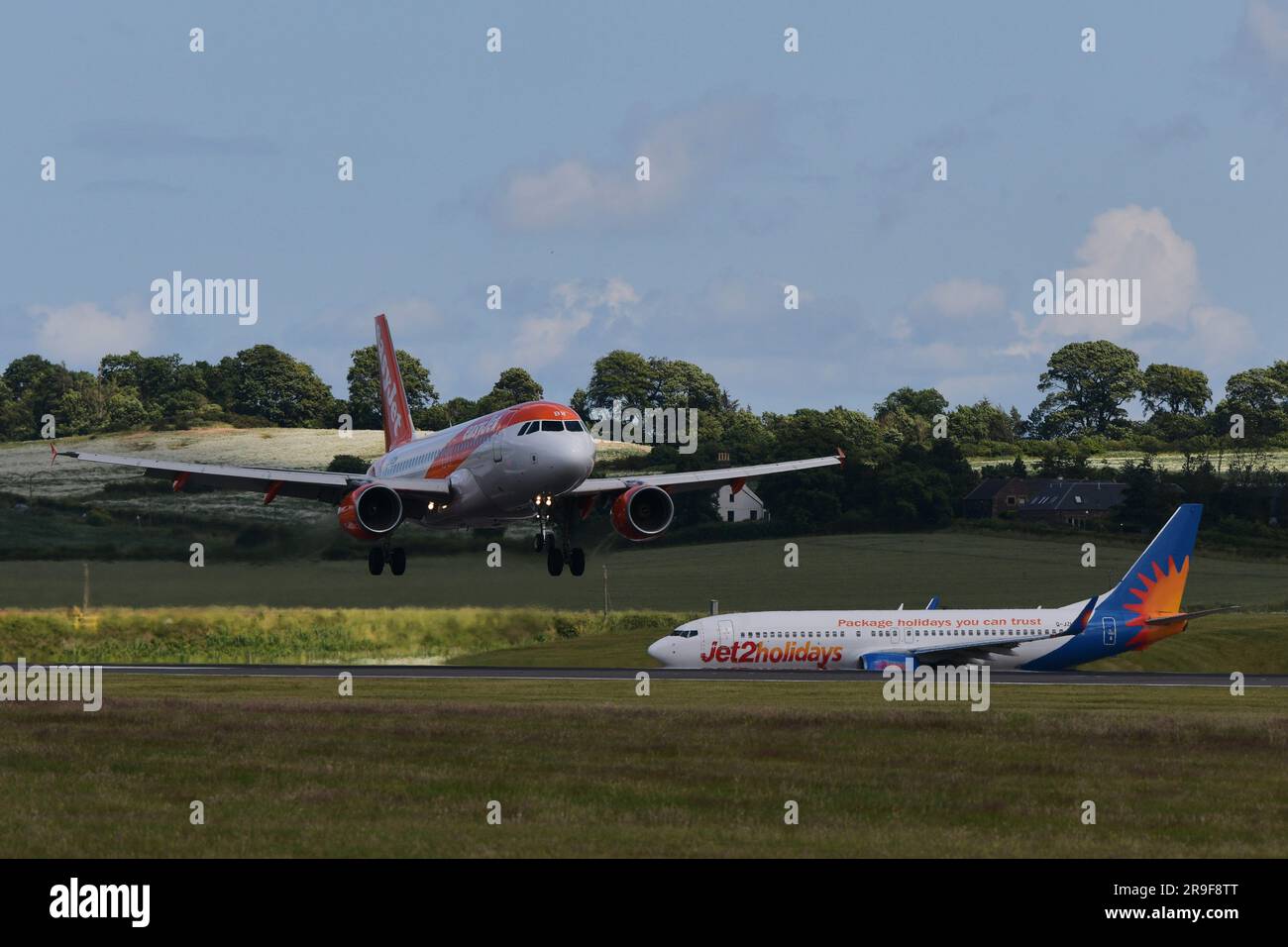 Edimburgo Scozia, Regno Unito 26 giugno 2023. Vista generale dell'aeroporto di Edimburgo. credit sst/alamy live news Foto Stock