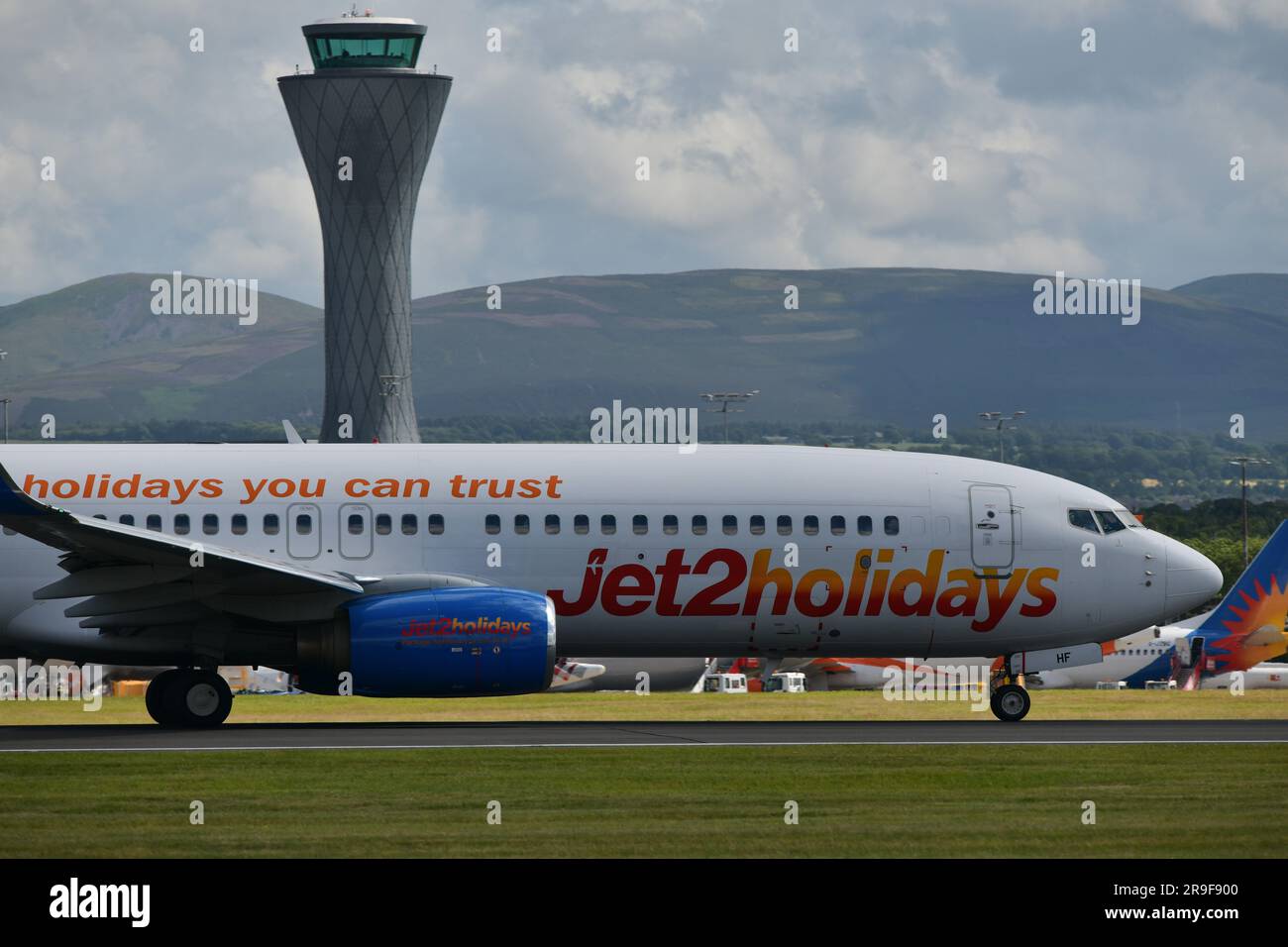 Edimburgo Scozia, Regno Unito 26 giugno 2023. Vista generale dell'aeroporto di Edimburgo. credit sst/alamy live news Foto Stock