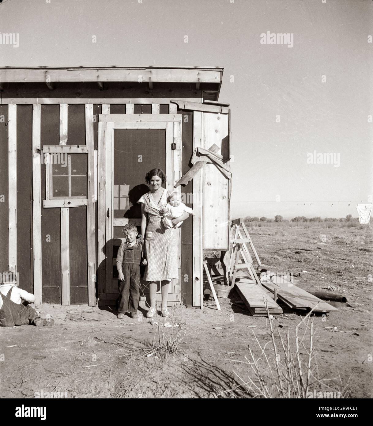 La fotografa Dorothea Lange fotografa l'America durante e dopo la grande depressione per la Farm Security Administration (FSA). Fotografia di Dorothea Lange Foto Stock