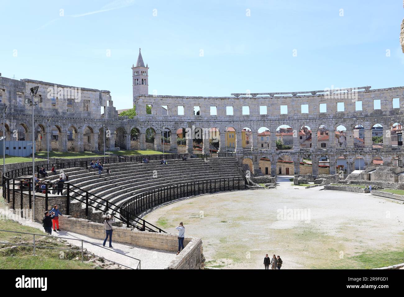 Istra - viaggio in Slovenia e Croazia Foto Stock