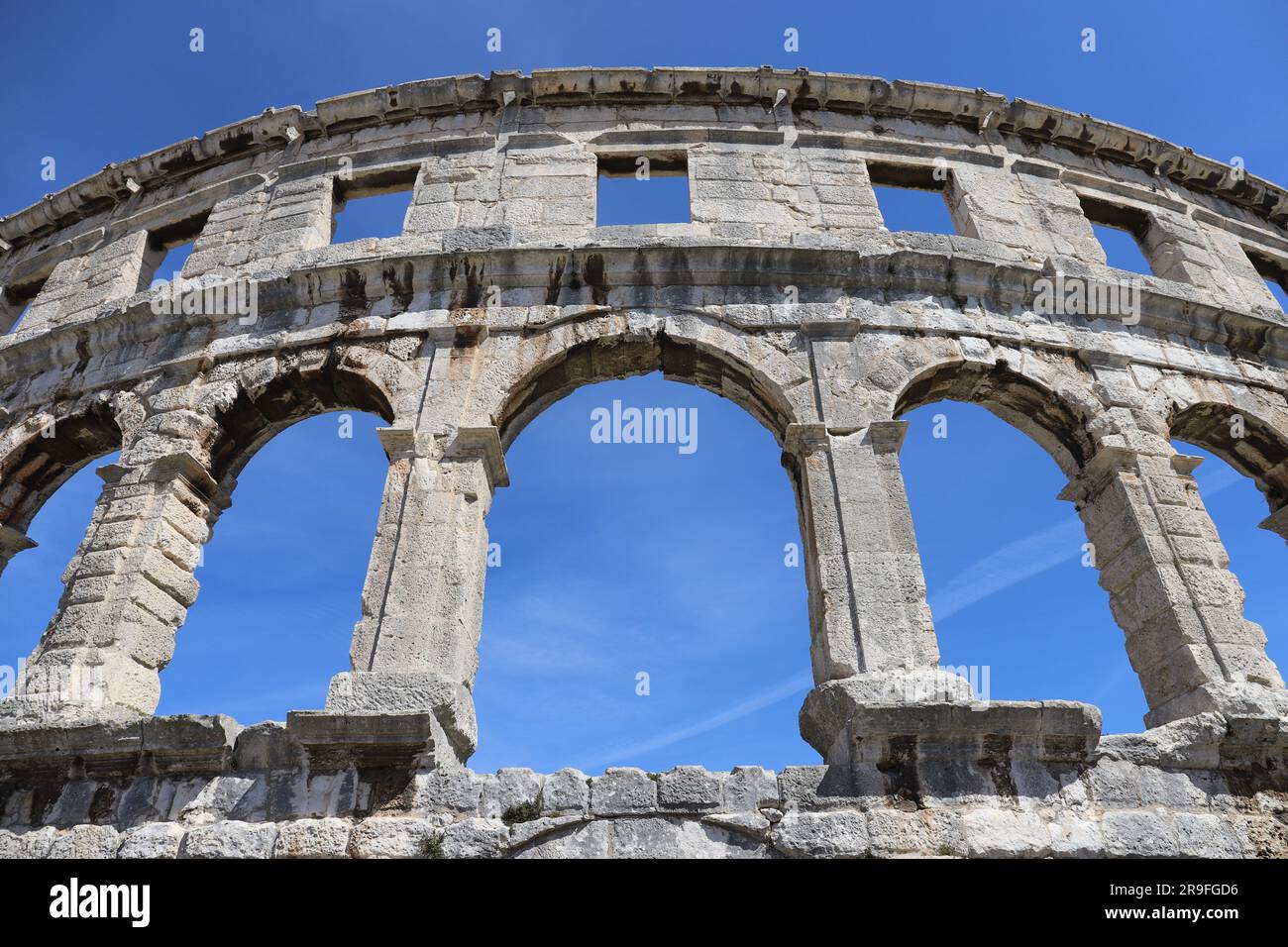 Istra - viaggio in Slovenia e Croazia Foto Stock