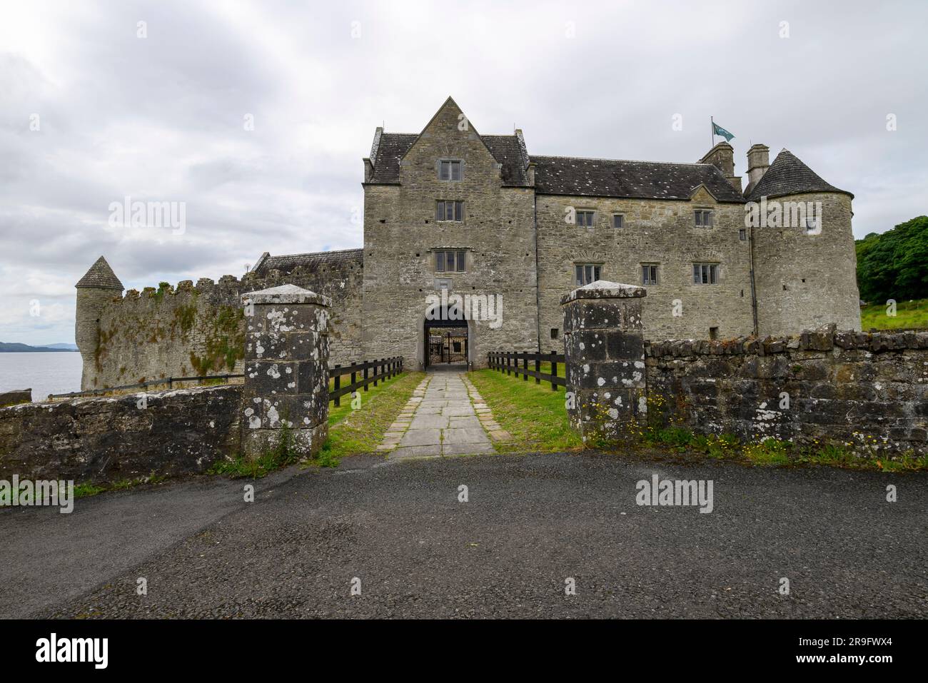 Parke's Castle, Kilmore, County Leitrim, Irlanda. Parte anteriore di. Foto Stock