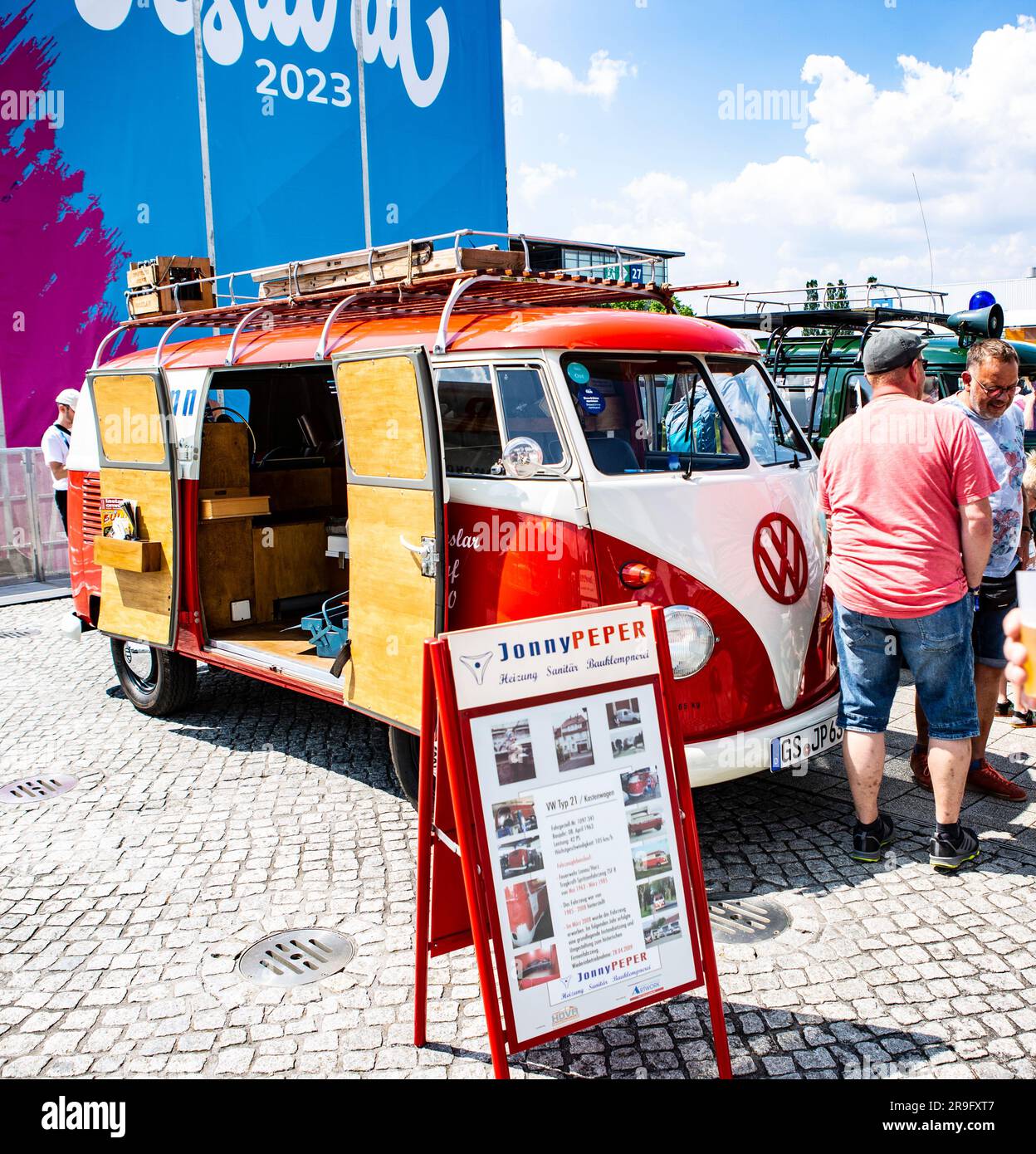 VW Bus Festival 2023 ad Hannover Foto Stock