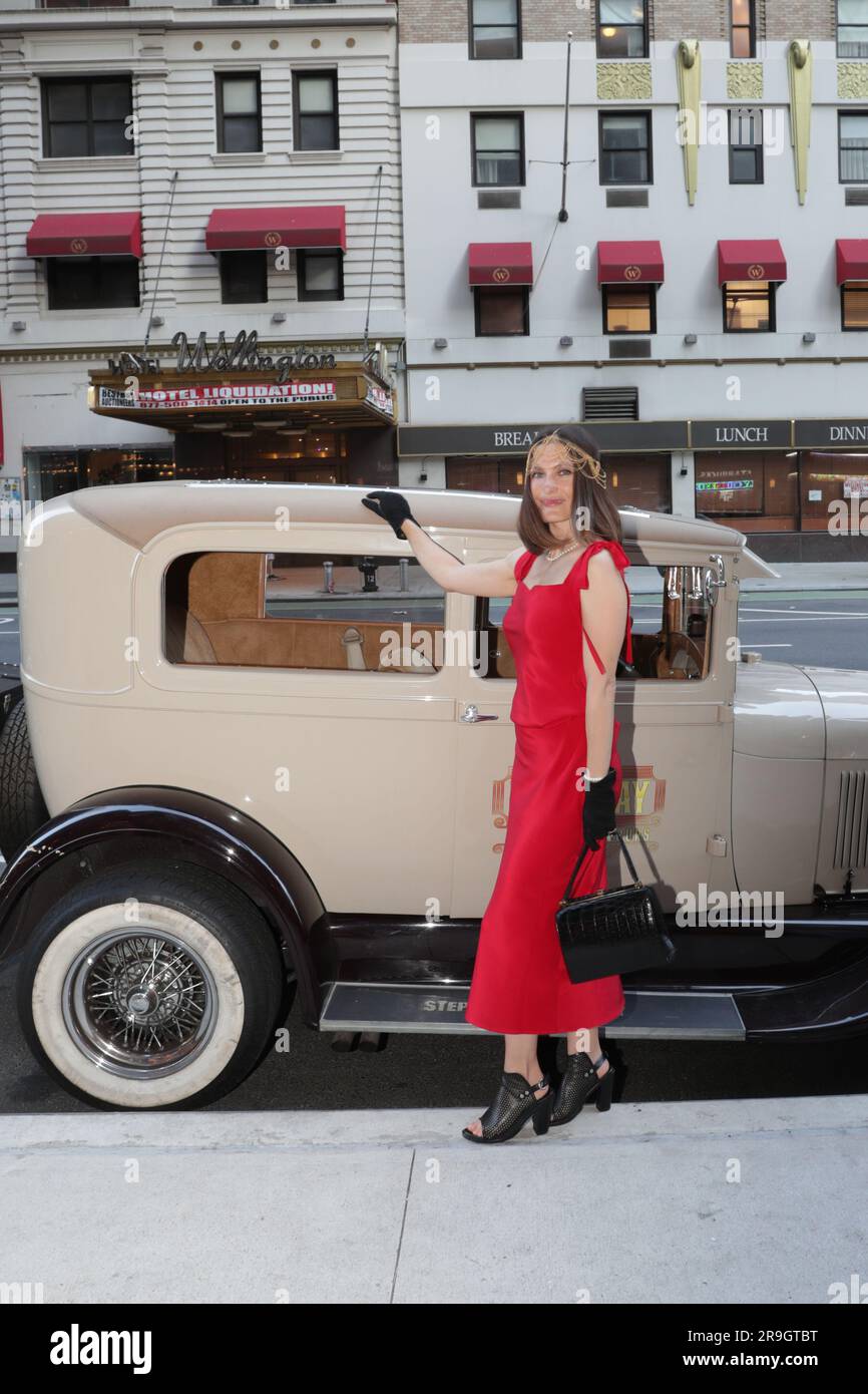 NY, USA. 25 giugno 2023. New York, USA, 25 giugno 2023 - arrivo VIP per la serata di apertura del grande Gatsby a New York City. Foto: Giada Papini Rampelotto/EuropaNewswire (immagine di credito: © Luiz Rampelotto/ZUMA Press Wire) SOLO USO EDITORIALE! Non per USO commerciale! Foto Stock