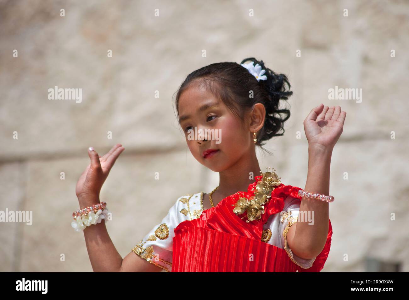 Ballerina popolare cambogiana H Foto Stock