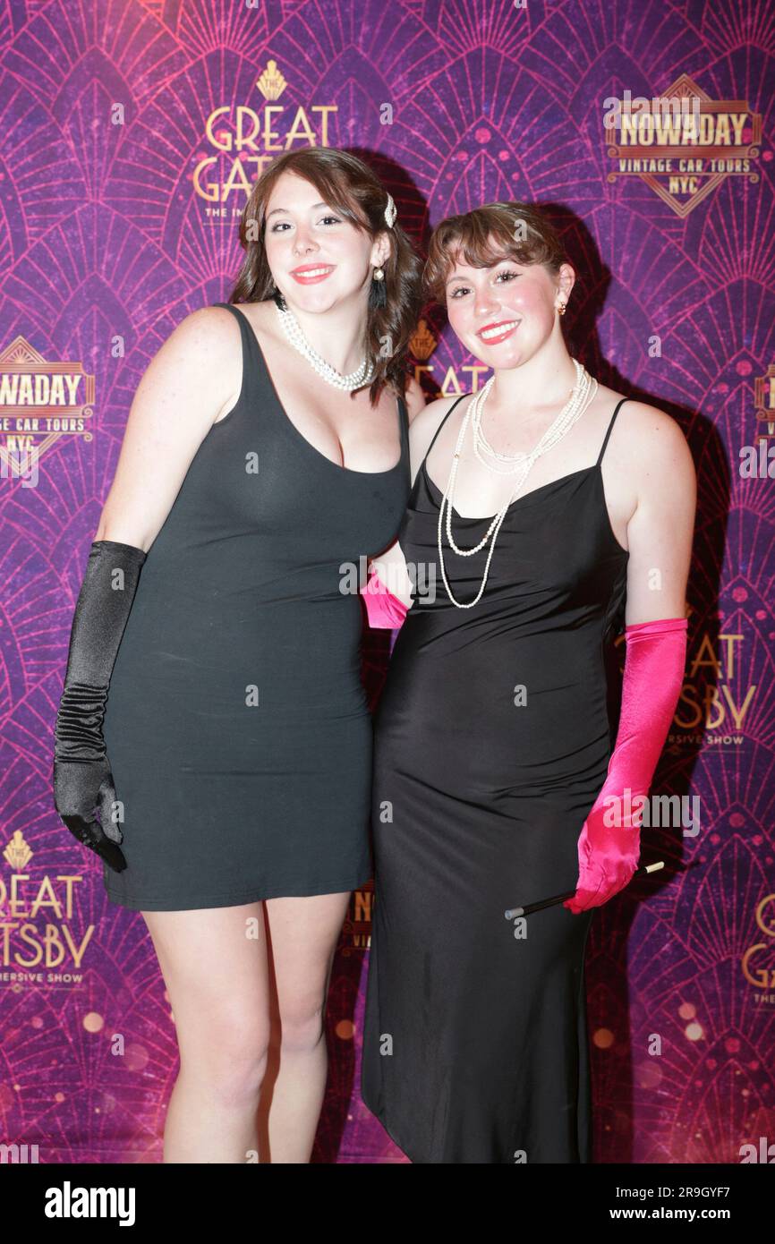 Park Central Hotel, New York, USA, 25 giugno 2023 - arrivo VIP per la serata di apertura del grande Gatsby al Park Central Hotel di New York City. Foto: Giada Papini Rampelotto/EuropaNewswire Foto Stock