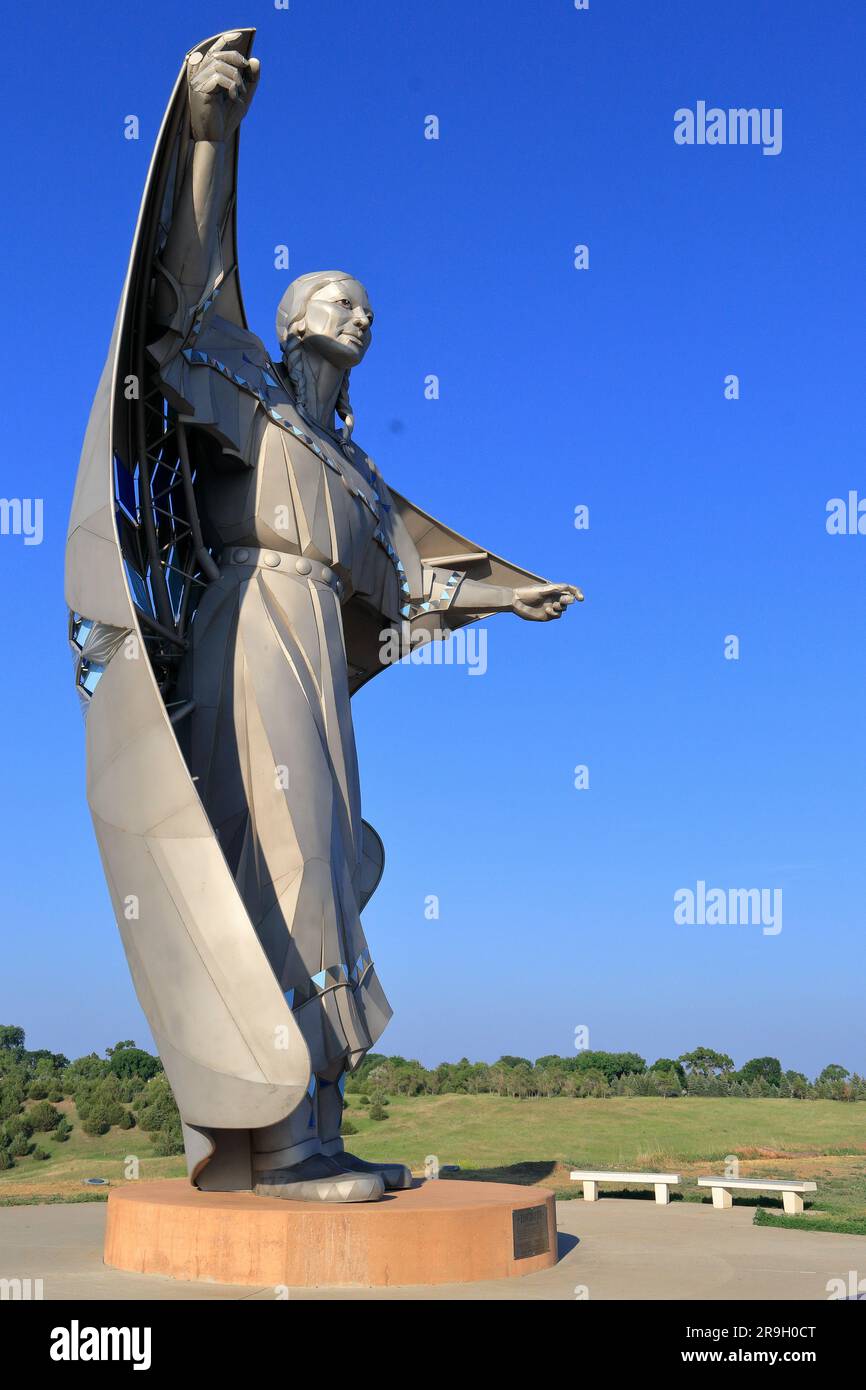 Scultura "Dignity of Earth and Sky" Foto Stock