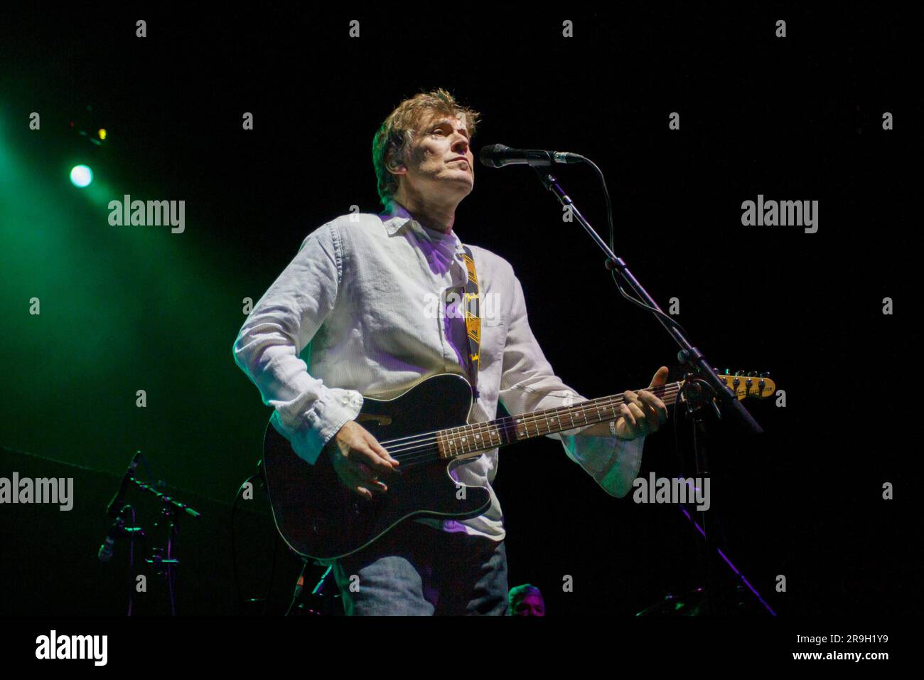 Il leggendario cantante britannico Steve Winwood si esibisce dal vivo in concerto, Vector Arena, Auckland, nuova Zelanda Foto Stock