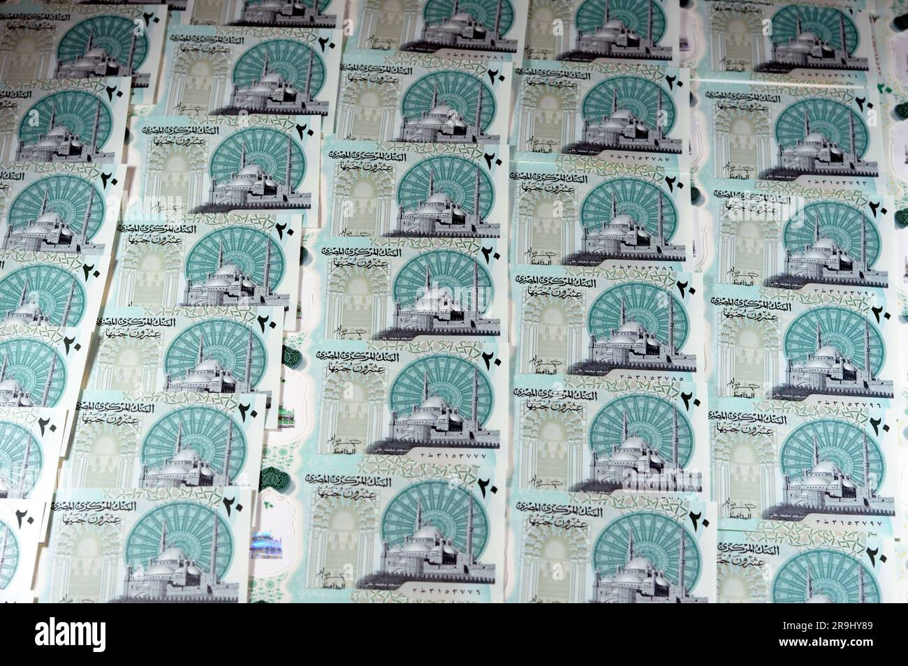 Pila Della Nuova Prima Banconota Egiziana In Polimero Di Plastica Da 10 - Foto 7